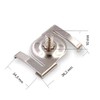 10 x Ceiling Clip M6 for Odenwald Ceiling Rails, Suitable