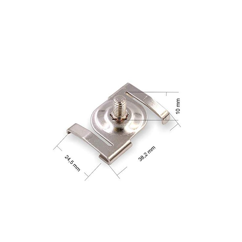10 x Ceiling Clip M6 for Odenwald Ceiling Rails, Suitable
