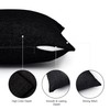 Encasa Homes Fine Chenille Throw Pillow Covers 2 pcs Set