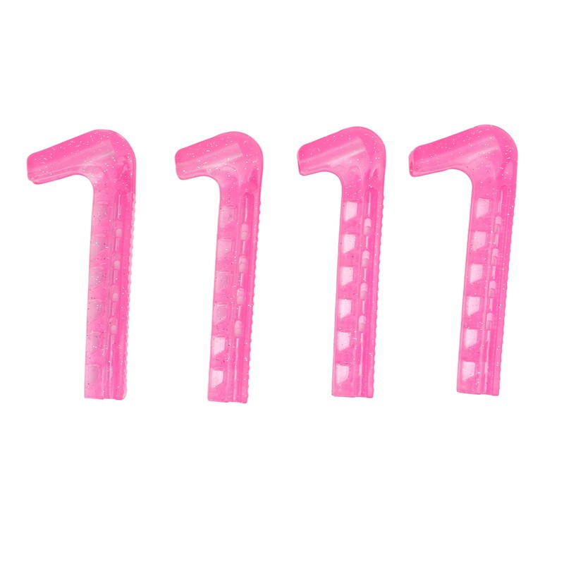 4pcs Ice Skate Guards Antiskid Soft Plastic Adjustable Hockey Skate