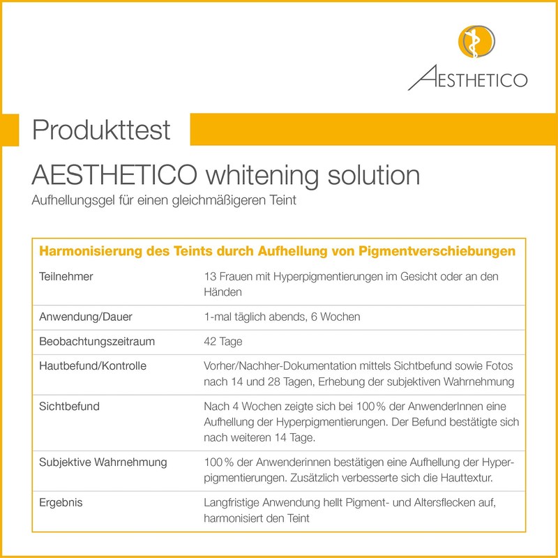 AESTHETICO whitening solution - Brightening Serum for Pigment and Age