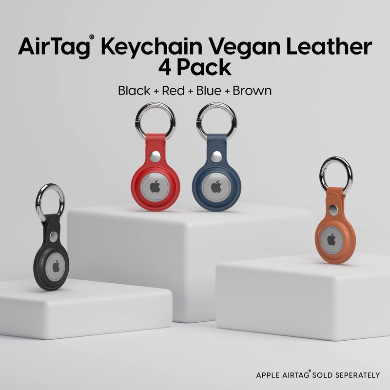 TALK WORKS - Paquete de 4 Fundas AirTag