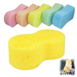Car Sponge 6 Pcs,Car Sponges for Washing,Non Scratch Car Large Sponges for Cleaning Cars,Thickened Absorbent Car Wash Sponge for Car Kitchen Bathroom Household Cleaning