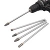 4pcs 6mm Tungsten Steel Carbide Rotary Burr Set Fits Rotary