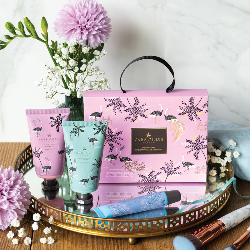 Sara Miller Savannah | Handbag Discovery Set With Hand Cream