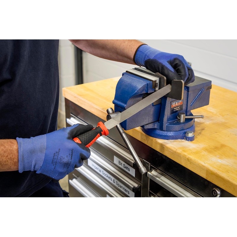 Sealey Smooth Cut Half-Round Engineer's File 200mm - AK5861