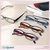 EYEGUARD Reading Glasses for Women 4 Pack Ladies Stylish Blue