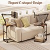 Floor Kindle Phone Tablet Stand with End Table for Overhead
