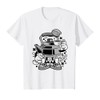 Kids Teapot Tea Cup Cartoon Character T Shirt Back To
