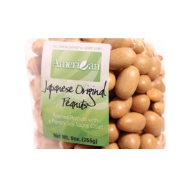9oz Gourmet Style Bag of Delicious Soy Sauce Coated Original Japanese Peanuts [9⁄16 lb.]
