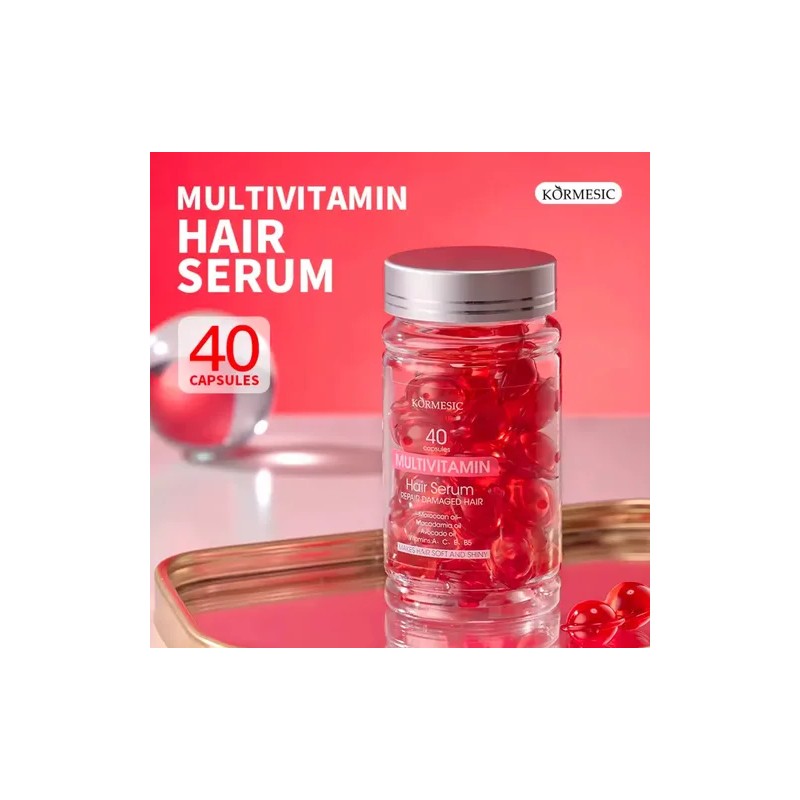 Cápsulas Vitaminas Cabello Reparación Brillo