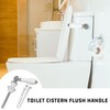TIANNAIT 1 x Ceramic Toilet Flush Handle, Toilet Flush Handle,