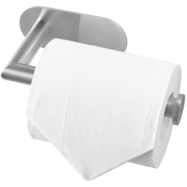 HITSLAM Stainless Steel Toilet Paper Holder, Self Adhesive, Rust Proof, Heavy Duty, for Bathroom