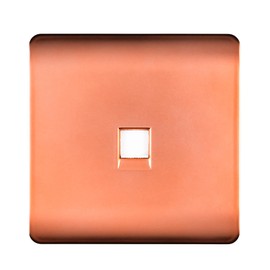 Trendi Artistic Modern Telephone Socket in Copper