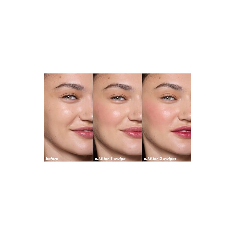 e.l.f. Tinta Sheer For It Blush Tint Left on Red