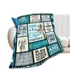 Christian Blanket Super Soft Warm Fluffy Flannel Bible Verse Scripture