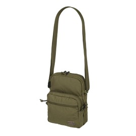 Helicontex Shoulder Bag, Sacoche, Body Bag, Military Bag, Tactical Bag, One Shoulder Bag, Crossbody Bag, Town Bag, Lightweight, EDC COMPACT SHOULDER BAG CORDURA, 2L (OLIVE GREEN), green (olive green)