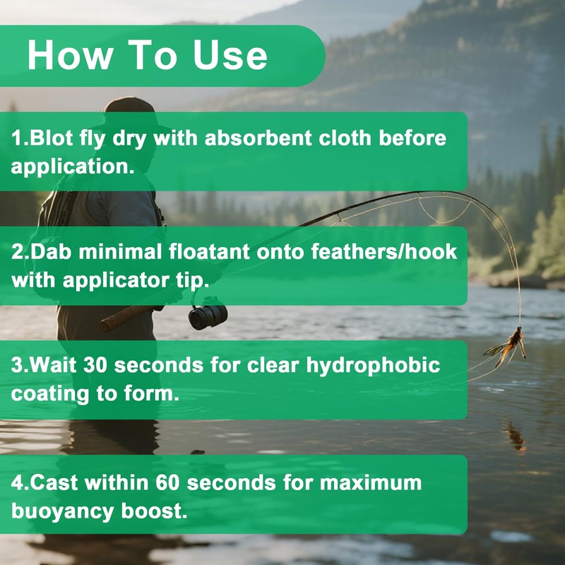 DINGSEN Gink Fly Floatant - Dry Fly Floatant for Enhanced