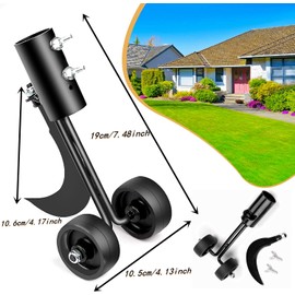 Miyobing Crevice Weeding Tools with Wheels, Hook Weed Remover Tool, Sidewalk Crack Weeder Crevice Weeding Tool, Stand Up Weeding Tools for Garden Patio Backyard Lawn Sidewalk Driveways Weeds
