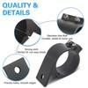 KMFCSHS Pipe Clamp Bracket for 2" Bull Bar Roof Rack,