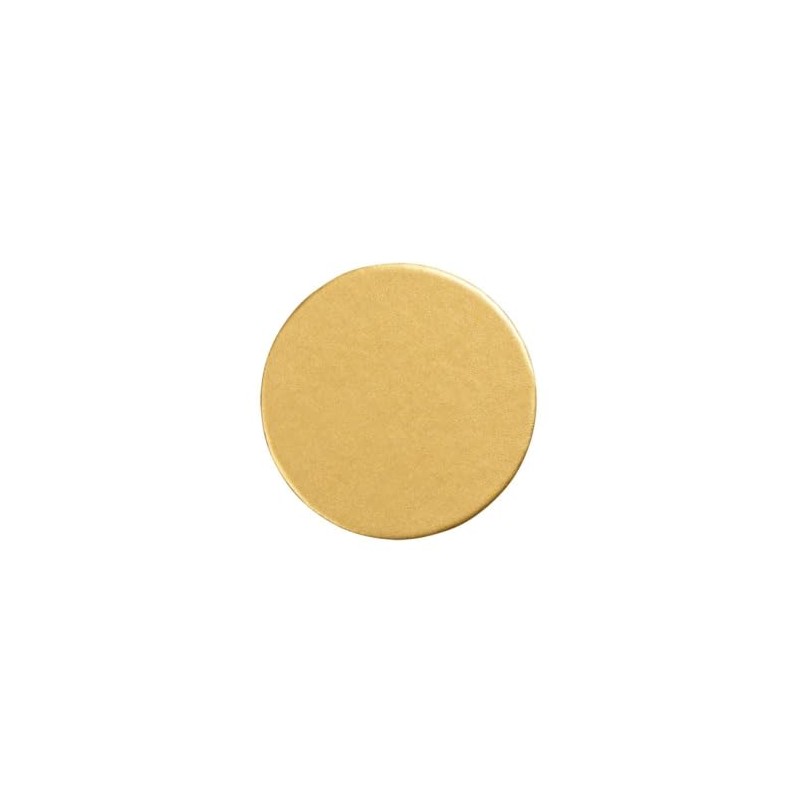 Caspari Round Luster Felt-Backed Coasters in Gold - 8 Per