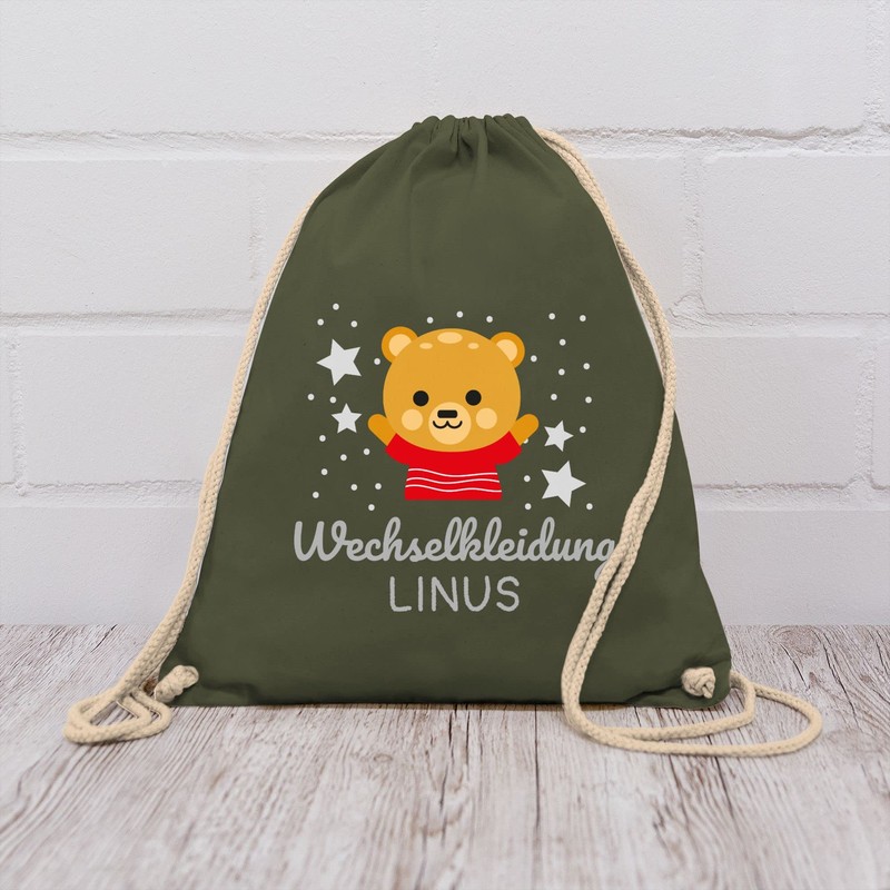 Geschenk mit Namen personalisiert by Shirtracer - Gym Bag Backpack