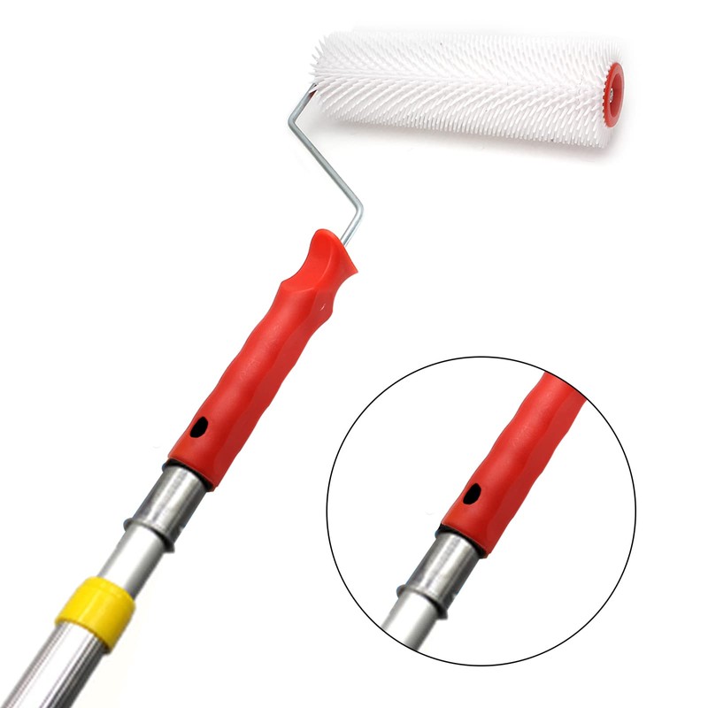 Rierdge 9''/230mm Spike Roller, Latex Floor Self Compound Roller Leveling