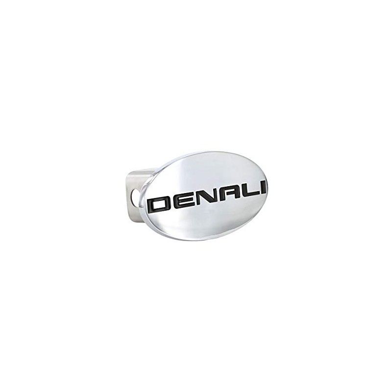 Denali Wordmark GMC Chrome Plated Trailer Hitch Cover Plug 2
