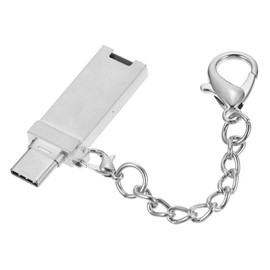 FELTECHELECTR 1pc Card Reader Adapter Data Converter for Mobile Phones and Laptops Supports Memory Cards Compatible All Type- Convenient Keychain Design