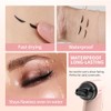 Bluemega Delineador de Ojos Duradero con Sello de Un Toque,