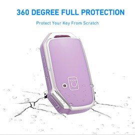Flensent Key Fob Cover for Kia Cerato Ceed Forte NIRO Seltos Sorento Sportage Soul Telluride (Purple)