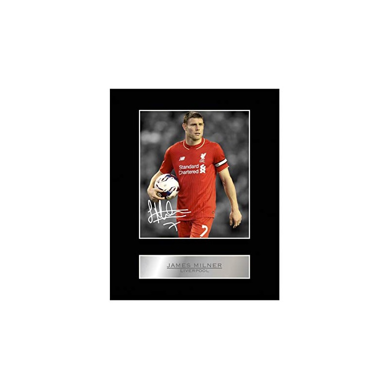 James Milner Signed Mounted Photo Display Liverpool FC