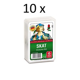 ASS Altenburger Spielkarten 10 x German leaf
