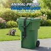 Trash Can Lid Lock, Raccoon Proof Garbage Can Strap, Heavy