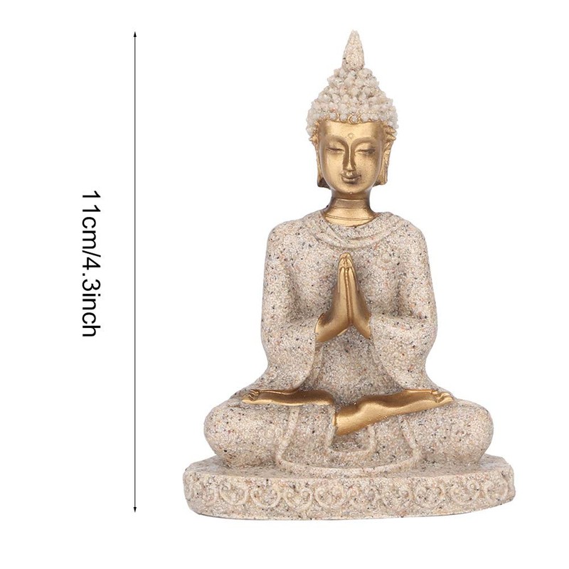 Estatua de Buda Ejoyous, estatua de Buda sentada meditando, decoración