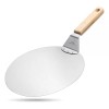 Mebix TRD Pala Redonda De Acero Inoxidable Para Pizza Espátula