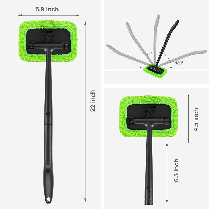 Xindell Windshield Cleaner Tool – Inside Car Window Cleaning Kit