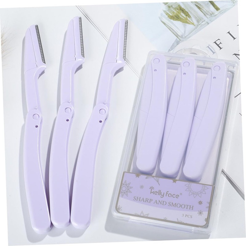 FOMIYES Beauty Tool Kit 6-piece Eyebrow Razor Set Stainless Steel