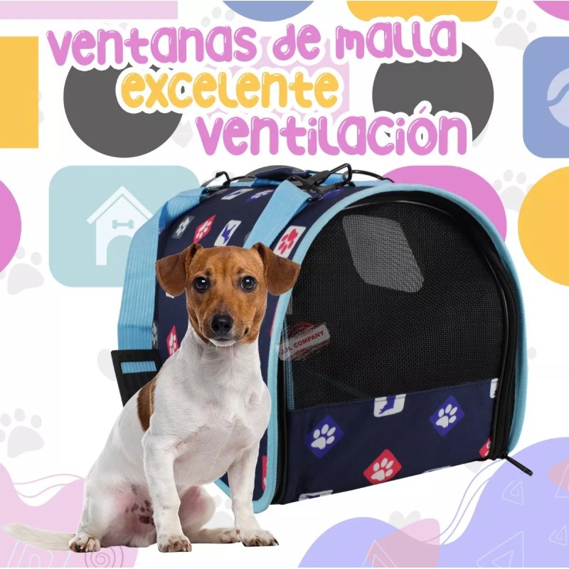 Nunbell Transportadora De Tela Para Perro Bolso Desmontable Chico