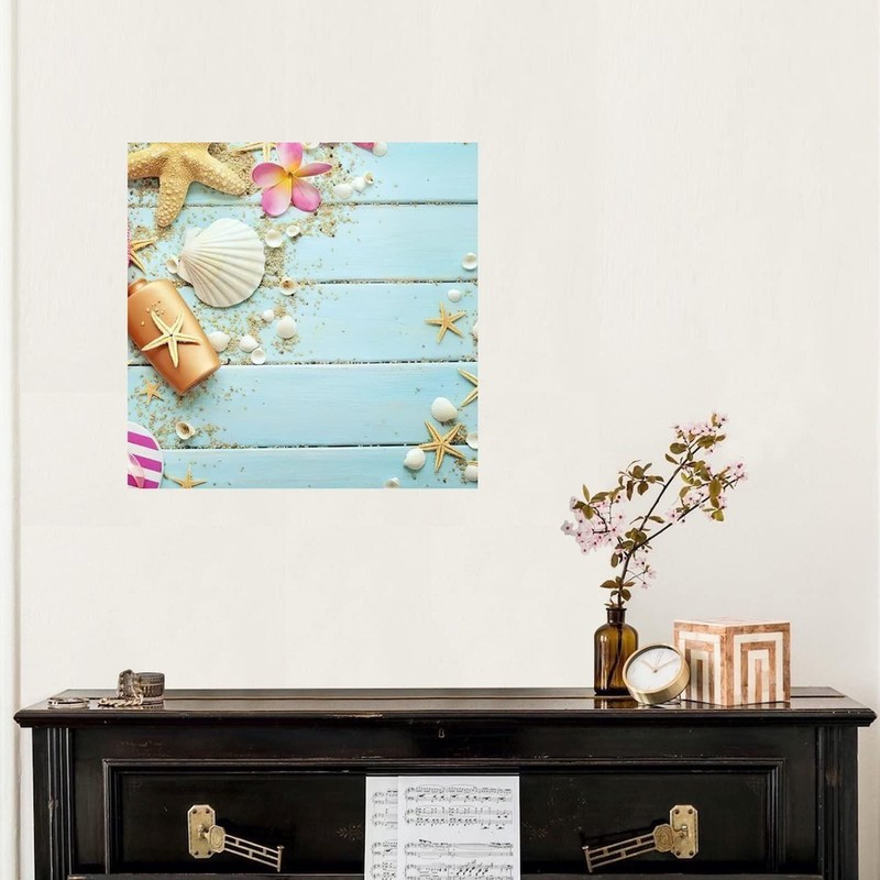 Vinyl Wall Quotes Stickers Beach Ocean Theme Starfish Seashell Inspirational