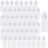 50pcs Plastic Empty Dropper Bottle Squeezable Drop Liquid Container 10ml