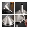funnel roat stainless steel funnel funnel filter roat funnel 304