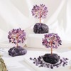 Amethyst Crystal Tree Crystals Gemstone Tree Life Stone Base Copper