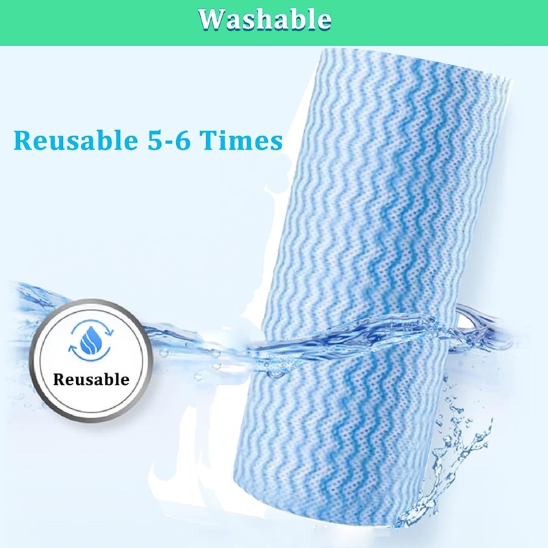 MBBUROYY Disposable Cleaning Cloth,Reusable Cleaning Wipes,Dish Cloth Dish Towels Dish