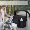 Universal Baby Stroller Organizer with Insulated Cup Holder & Adjustable