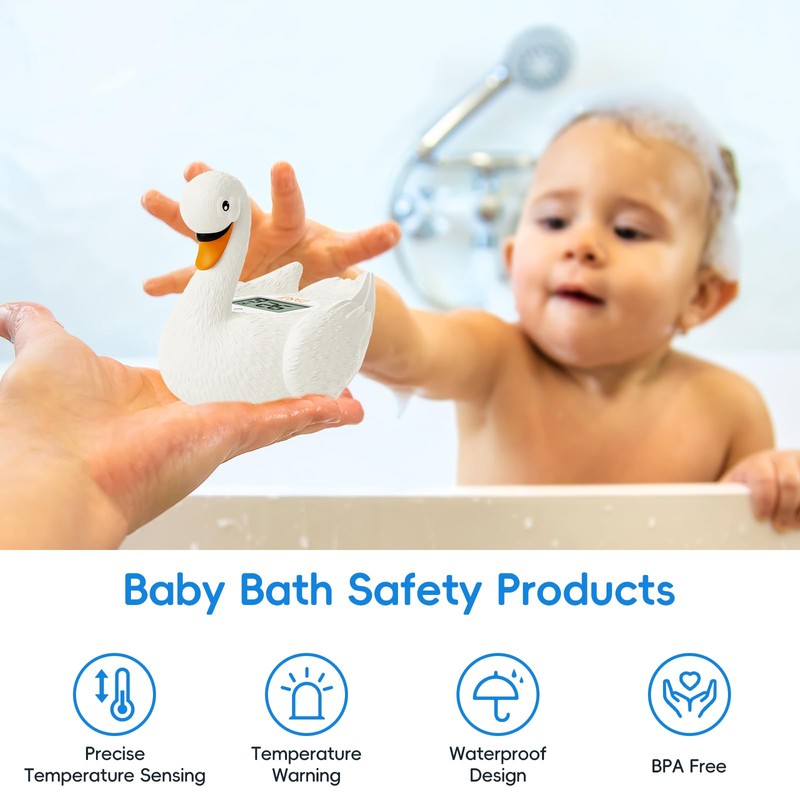 b&h Baby Bath Thermometer, Swan Digital Infant Safe Bath Thermometer