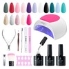 SUNUV Gel Nail Polish Kit with UV Light for Nails