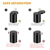 Wukong Black Neodymium Magnets, 10 x 2 mm, Pack of