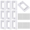 Kanayu 4/5" Single Gang Electrical Box Extender UL Listed, Receptacle
