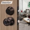 Probrico Oil Rubbed Bronze Entry Door Knob and Double Cylinder